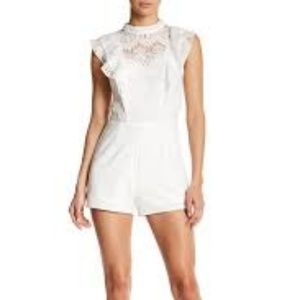 Soieblu Ruffle Lace Romper